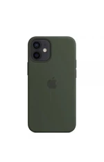 Чохол Silicone case OEM A Без MagSafe для iPhone 12 Pro Max Forest Green
