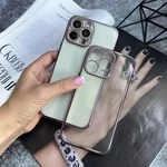 Гальванічний прозорий чохол Galvanic Full для iPhone 12 Lilac