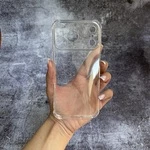 Чохол силікон ударостійкий з посиленими кутами TPU FULL для iPhone 17 Pro Max Прозорий