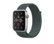 Нейлоновий ремінець Nylon Sport для Apple Watch 38|40|41|42 (10 series) mm Pine Green