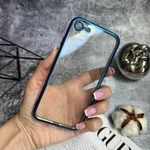Гальванічний прозорий чохол Galvanic Full для iPhone 7/8/SE2 Blue