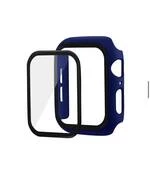 Чохол прозорий Colored board matte для Apple Watch 40 mm / SE 40mm Navy blue