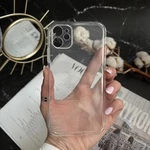 Чохол прозорий силіконовий Clear Case з захистом камери для iPhone 12 Прозорий