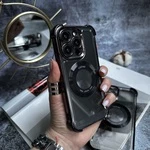 Чохол силіконовий ударостійкий з магнітом MagSafe для iPhone 13 Pro Max Black