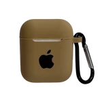 Чохол силіконовий Silicone Case з Logo для Apple AirPods 1 / 2 Gold