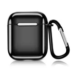 Чохол TOTO Electroplate PC Cover Case для Apple AirPods 1 / 2 Black