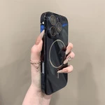 Глянцевий чохол Lume gloss з MagSafe для iPhone 15 Pro Black