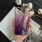 Силіконовий чохол з блискітками Shine OMBRE для iPhone 11 Purple
