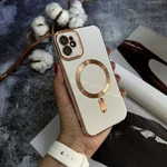 Чохол глянцевий силікон з Magsafe для iPhone 11 White