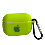 Чохол силіконовий Silicone Case з Logo для Apple AirPods Pro Shiny green