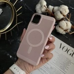 Чохол протиударний Breeze Magsafe для iPhone 11 Pink
