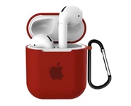 Чохол силіконовий Silicone Case з Logo для Apple AirPods 1 / 2 Red