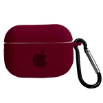 Чохол силіконовий Silicone Case з Logo для Apple AirPods Pro Rose red