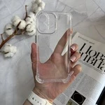 Чохол протиударний з кутами Space для iPhone 16 Прозорий