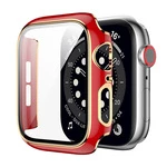 Чохол Прозорий Premium Clear Case PC LUX для Apple Watch 45 mm Red