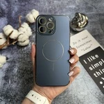 Матовий чохол MagSafe мінімалістичний дизайн захист і стиль Lume Case для iPhone 16 Pro Max Black