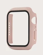 Чохол прозорий Colored board matte для Apple Watch 40 mm / SE 40mm Light Pink