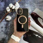 Чохол глянцевий силікон з Magsafe для iPhone 11 Black