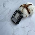 Чохол Прозорий Premium Clear Case PC LUX для Apple Watch 45 mm LightBlack