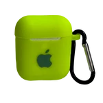 Чохол силіконовий Silicone Case з Logo для Apple AirPods 1 / 2 Shiny green