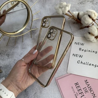 Чохол прозорий силікон Dream ultra camera для iPhone 11 Gold