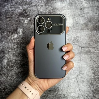 Чохол матовий з захистом камери Matte Protection для iPhone 14 Pro Dark Grey