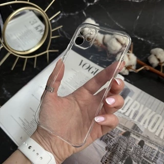 Чохол прозорий силіконовий Clear Case з захистом камери для iPhone 11 Прозорий