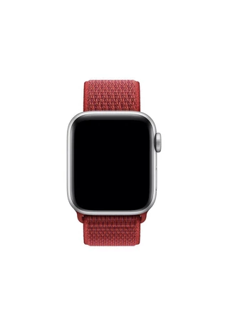 Нейлоновий ремінець Nylon Sport для Apple Watch 38|40|41|42 (10 series) mm Red