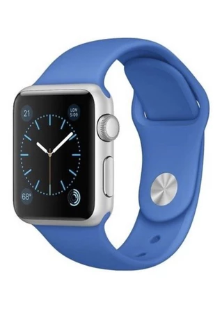 Силіконовий ремінець Watch Silicone для Apple Watch 38|40|41|42 (10 series) mm Royal blue