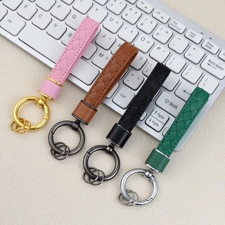 Шкіряний брелок-ремінець для ключів і телефону для Apple Black