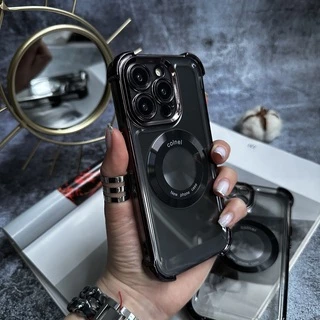 Чохол силіконовий ударостійкий з магнітом MagSafe для iPhone 12 Pro Max Black