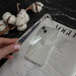 Чохол силікон ударостійкий з посиленими кутами TPU FULL для iPhone 13 Прозорий