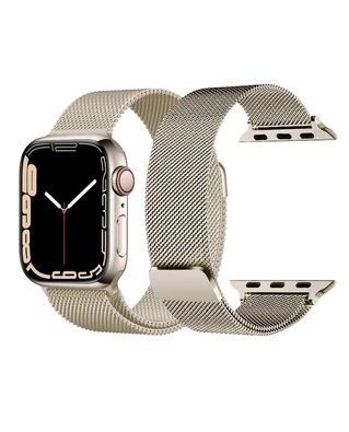 Ремінець металевий мілянська петля для Apple Watch 38|40|41|42 (10 series) mm Light Gold