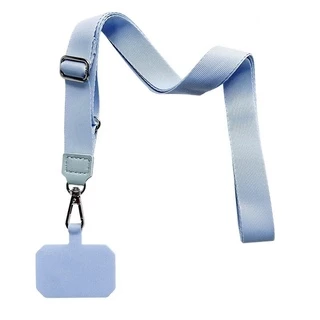 Універсальний шнурок для телефона через плече з карабіном Upex Blue