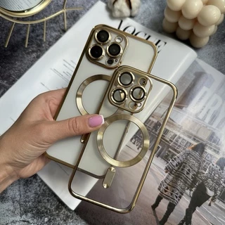 Чохол прозорий силікон Dream ultra MagSafe для iPhone 11 Pro Gold