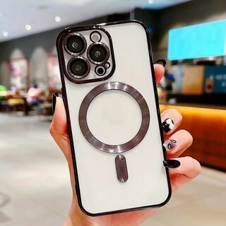 Чохол прозорий силікон Dream ultra MagSafe для iPhone 12 Pro Max Black