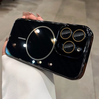 Глянцевий чохол Lume gloss з MagSafe для iPhone 13 Pro Max Black