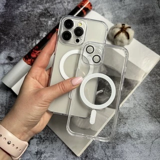 Чохол прозорий з захистом камери Clear Shade MagSafe для iPhone 14 Прозорий