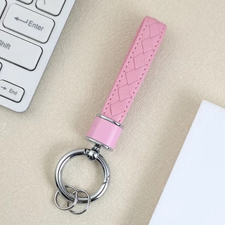 Шкіряний брелок-ремінець для ключів і телефону для Apple Pink