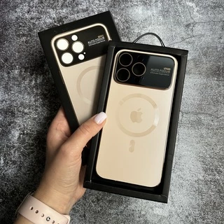 Чохол з захистом камери Matte Protection MagSafe для iPhone 12 Pro Max Gold