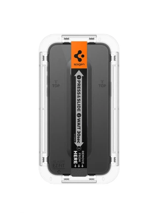 Захисне скло Spigen EZ FIT Privacy (1 шт), Антишпигун для iPhone 15 Pro Max Black