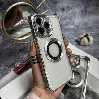 Чохол силіконовий ударостійкий з магнітом MagSafe для iPhone 11 Silver