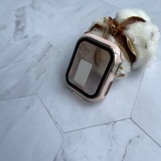 Чохол Прозорий Premium Clear Case PC LUX для Apple Watch 41 mm Pink Sand