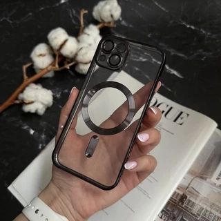 Чохол прозорий силікон Dream ultra MagSafe для iPhone 14 Black