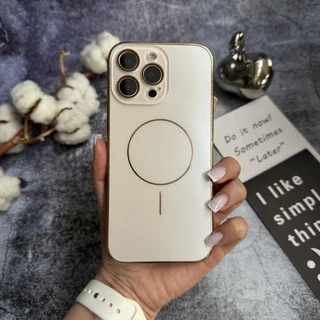 Матовий чохол MagSafe мінімалістичний дизайн захист і стиль Lume Case для iPhone 12 Pro Gold