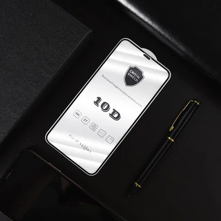 Захисне скло 10D з сіточкою на динаміку для iPhone 13 mini Black
