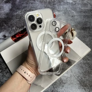 Чохол прозорий з захистом камери Clear Shade MagSafe для iPhone 15 Прозорий