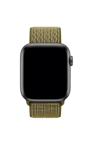 Нейлоновий ремінець Nylon Sport для Apple Watch 38|40|41|42 (10 series) mm Dark Olive