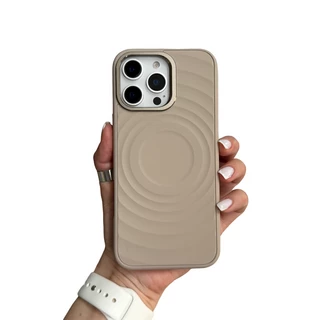 Протиударний силіконовий чохол з MagSafe Fantastic для iPhone 15 Gold