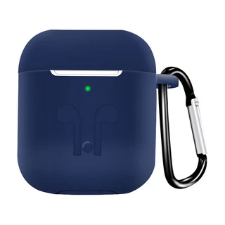 Чохол силіконовий Silicone Case для Apple AirPods 1 / 2 Navy blue